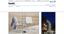Desktop Screenshot of escofet.com