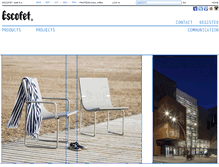 Tablet Screenshot of escofet.com